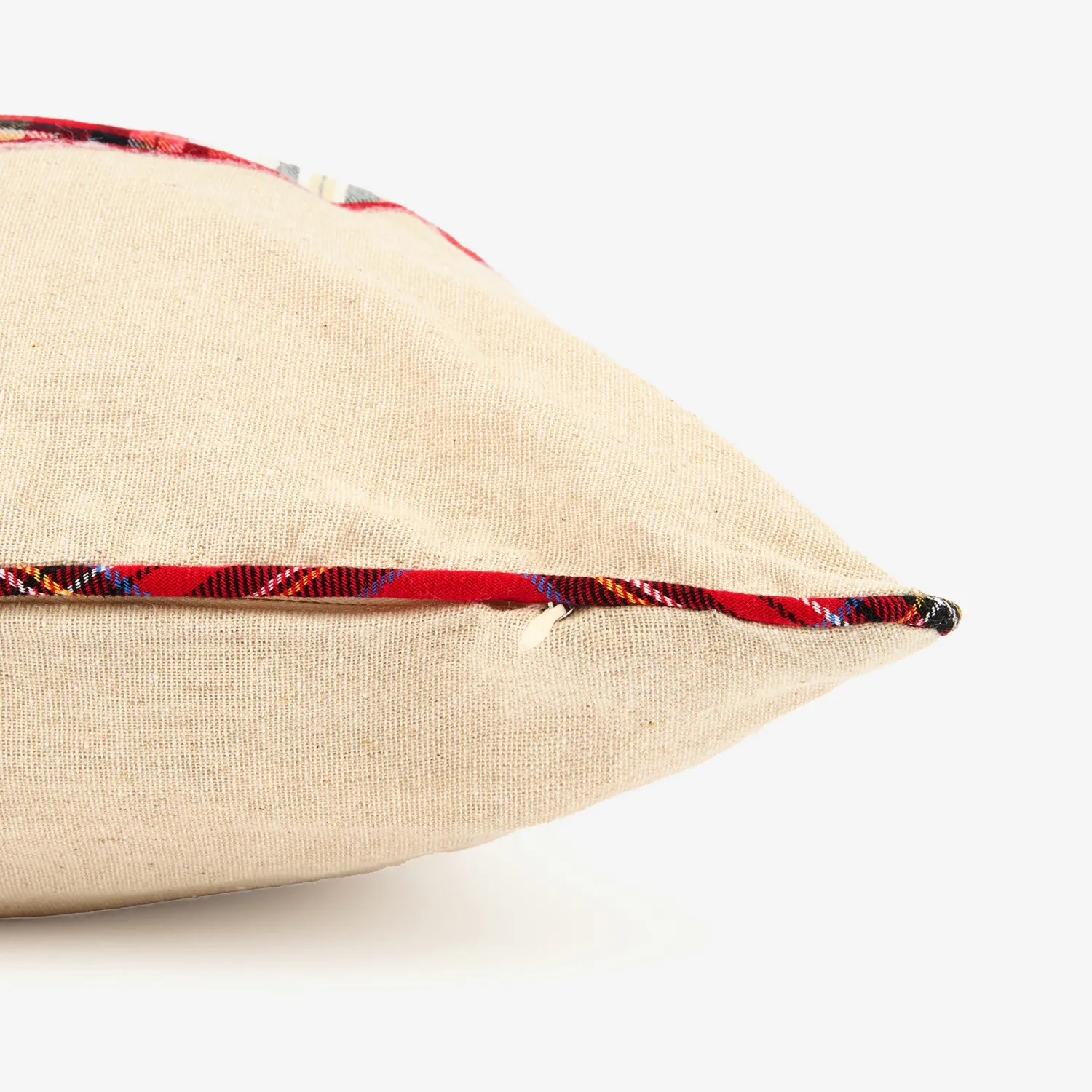 Casa Viva Funda de cojín Caballo balancín de tartán 45x45cm Online