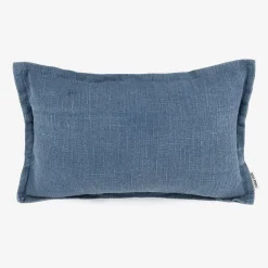 Casa Viva Funda de cojín de algodón azul Frida 30x45cm Outlet
