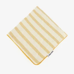 Casa Viva Funda de cojín de algodón con rayas amarillas Niza 45x45cm Outlet