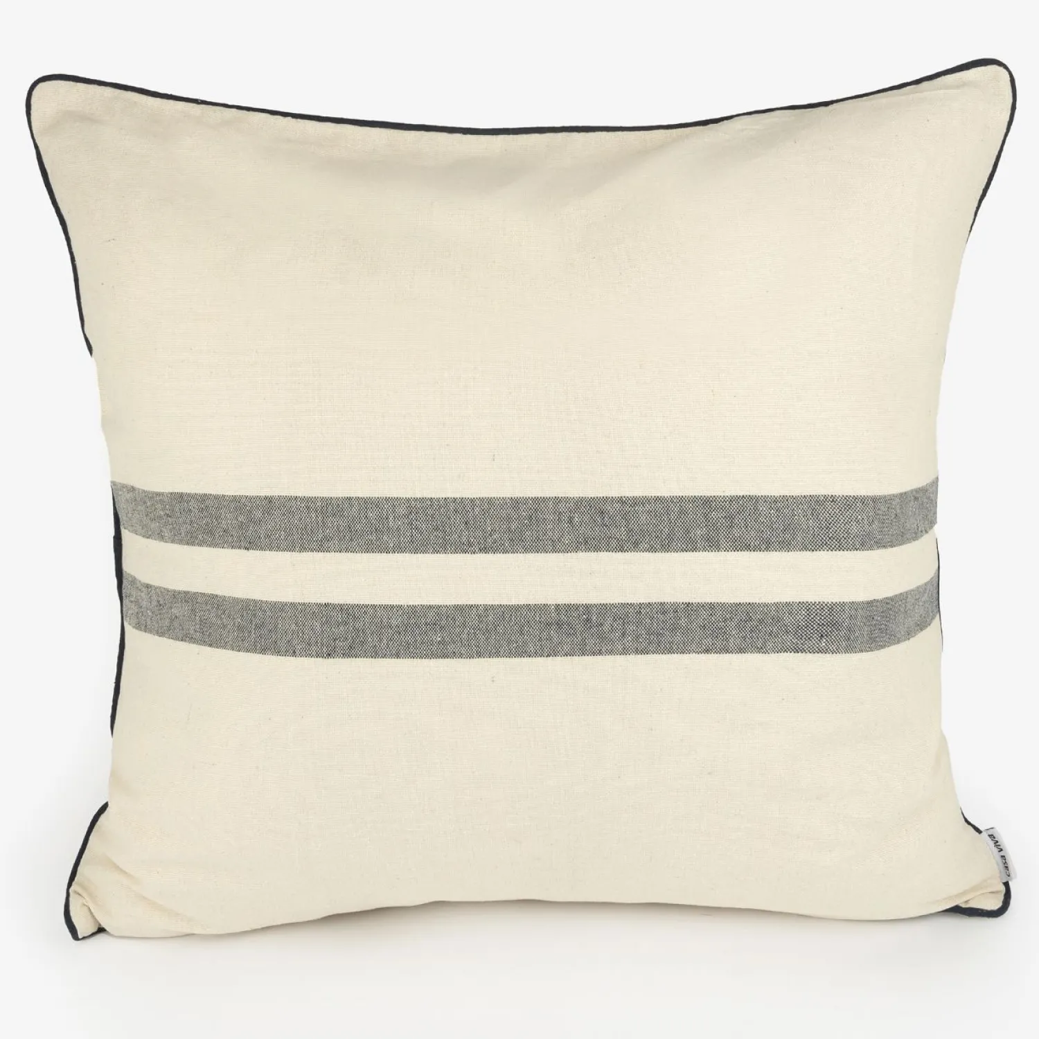 Casa Viva Funda de cojín de algodón con rayas azules Niza 60x60cm Outlet