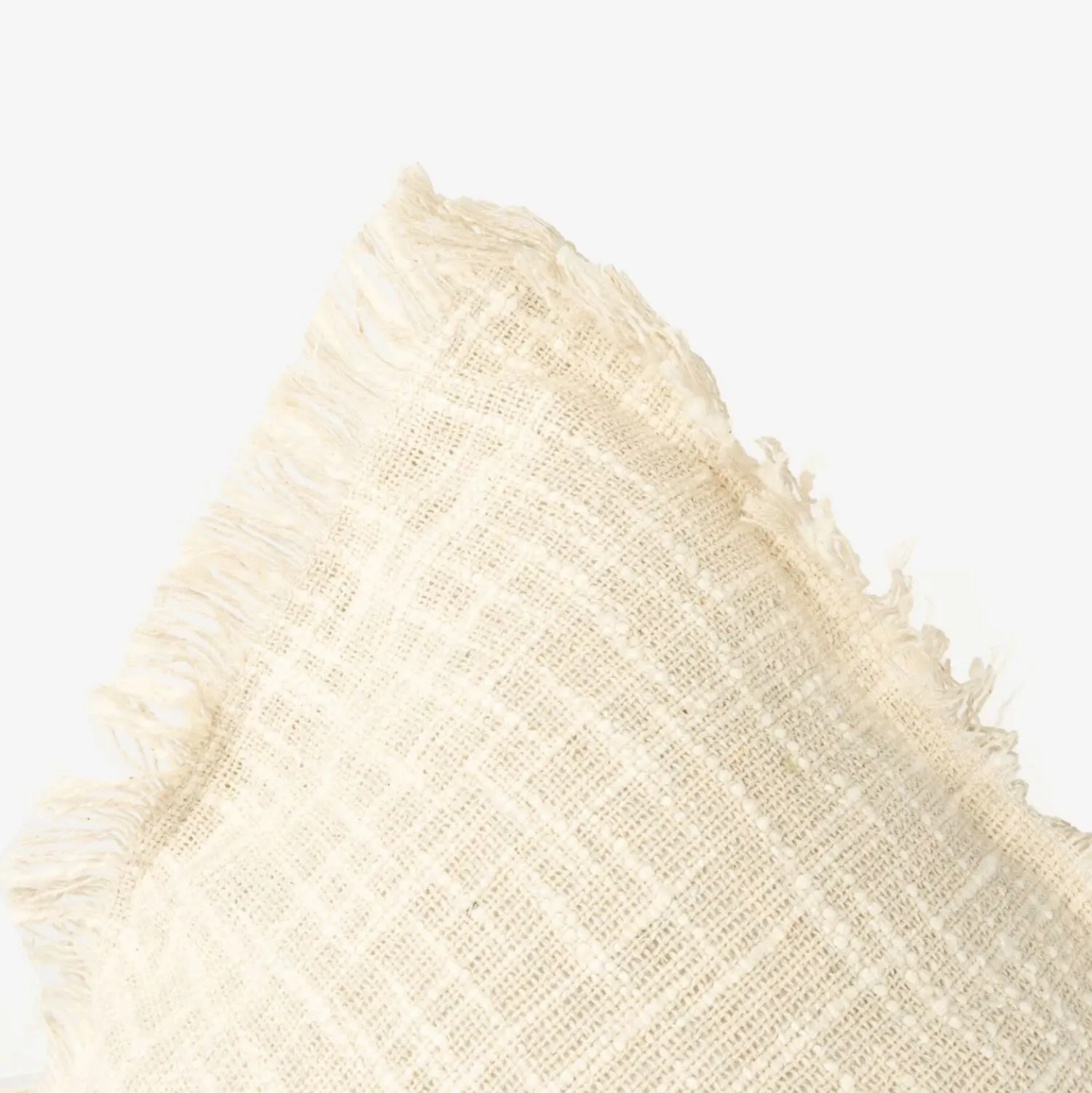 Casa Viva Funda de cojín de algodón con flecos Cuzco 60x60cm Clearance