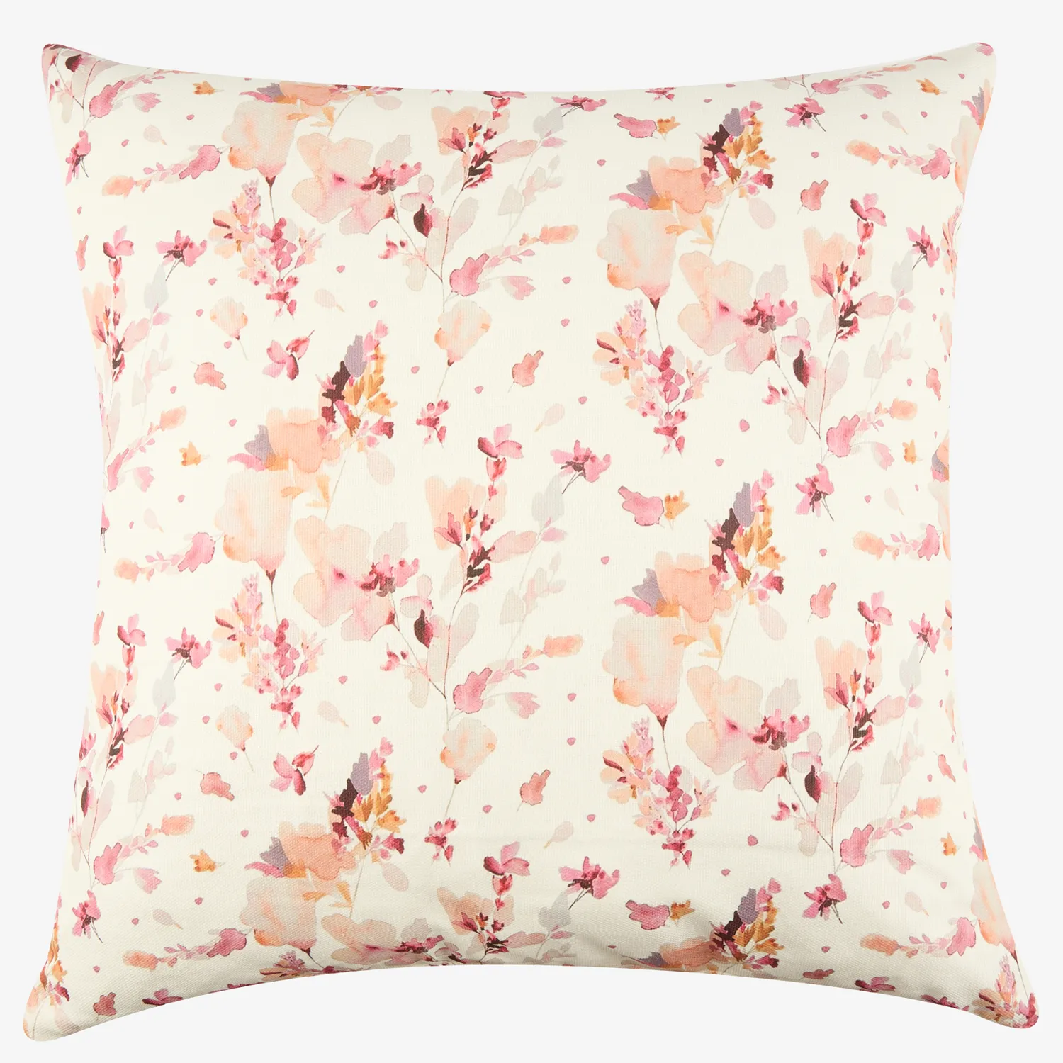 Casa Viva Funda de cojín de algodón cuadrada rosa Florisa 45x45cm Online