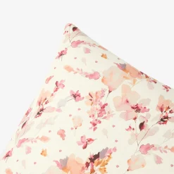 Casa Viva Funda de cojín de algodón cuadrada rosa Florisa 45x45cm Online