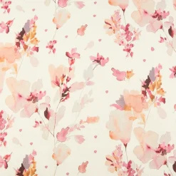 Casa Viva Funda de cojín de algodón cuadrada rosa Florisa 45x45cm Online