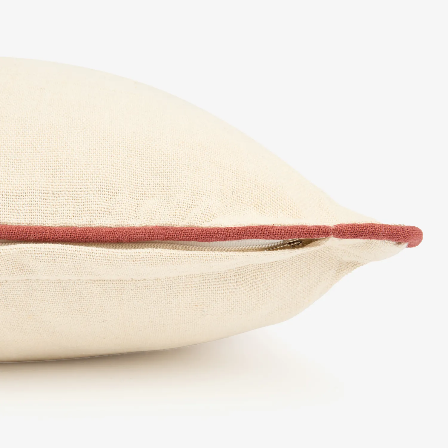 Casa Viva Funda de cojín de algodón rayas cobre Niza 45x45cm Best