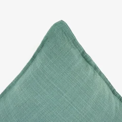 Casa Viva Funda de cojín de algodón verde Frida 45x45cm Clearance