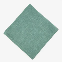 Casa Viva Funda de cojín de algodón verde Frida 45x45cm Clearance