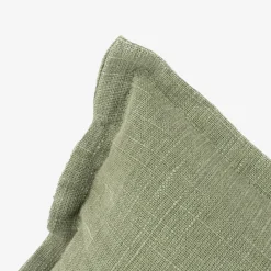 Casa Viva Funda de cojín de algodón verde Frida 30x45cm Outlet