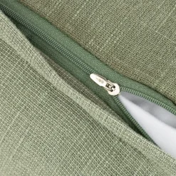 Casa Viva Funda de cojín de algodón verde Frida 30x45cm Outlet