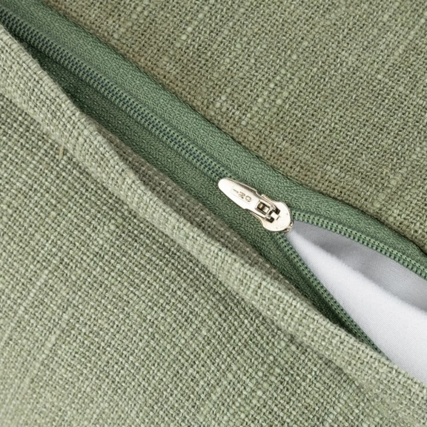 Casa Viva Funda de cojín de algodón verde Frida 30x45cm Outlet