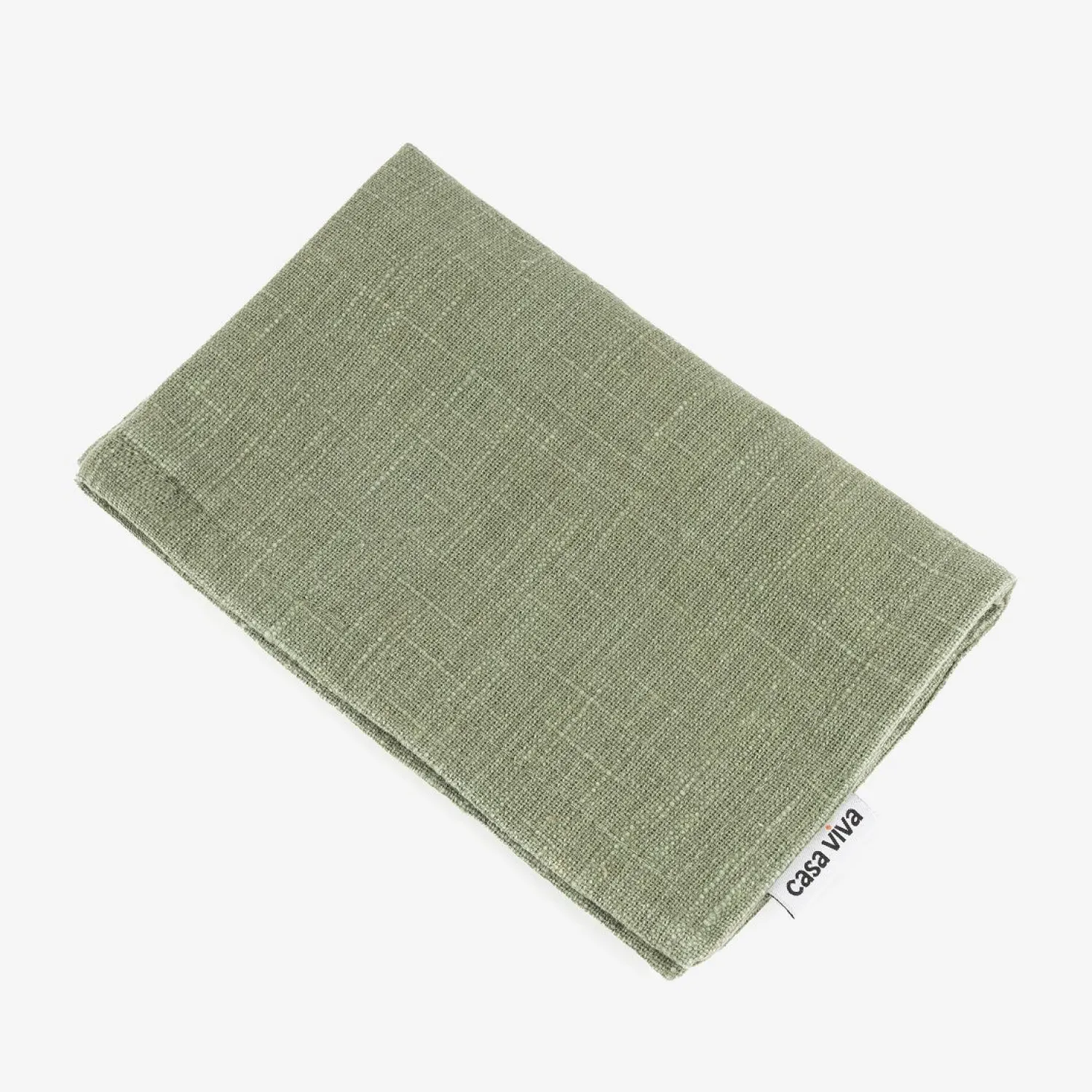 Casa Viva Funda de cojín de algodón verde Frida 30x45cm Outlet