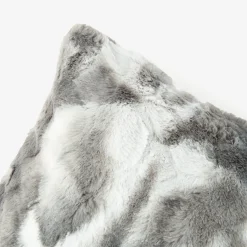 Casa Viva Funda de cojín de pelo gris 45x45cm New