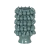Casa Viva Jarrón de cerámica azul Peras 26,70x26,70x40cm Clearance