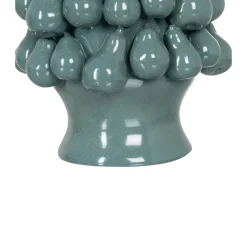 Casa Viva Jarrón de cerámica azul Peras 26,70x26,70x40cm Clearance