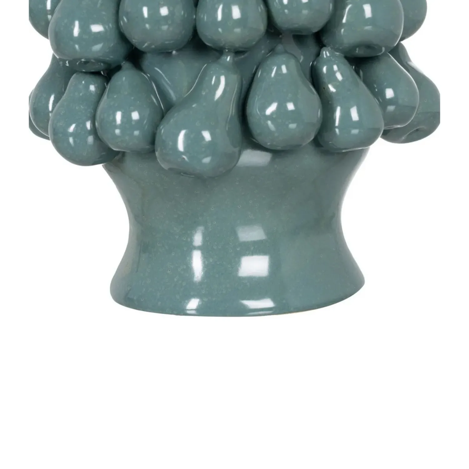 Casa Viva Jarrón de cerámica azul Peras 26,70x26,70x40cm Clearance