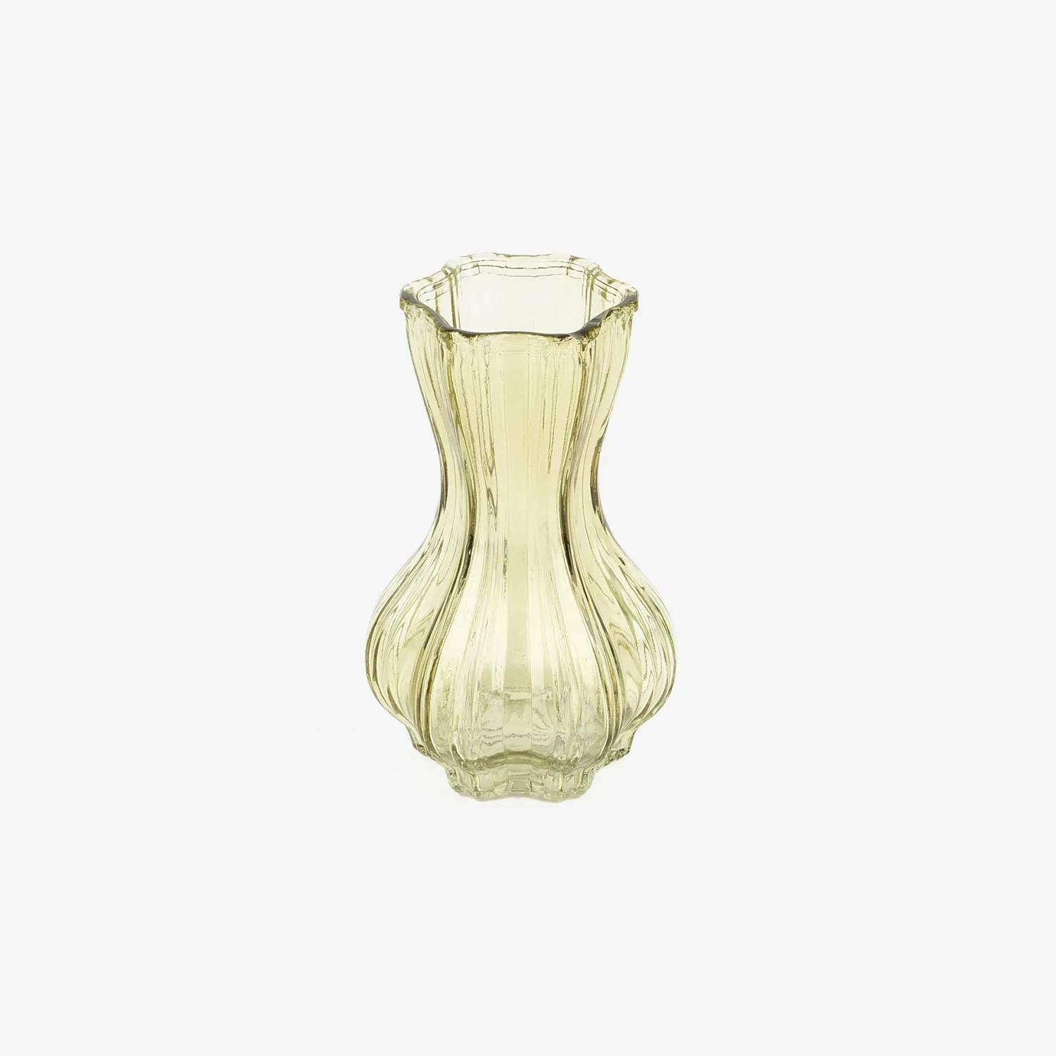 Casa Viva Jarrón de cristal verde Dalmar Ø9x15cm Hot