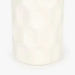 Casa Viva Jarrón de gres blanco Simón Ø9x31cm