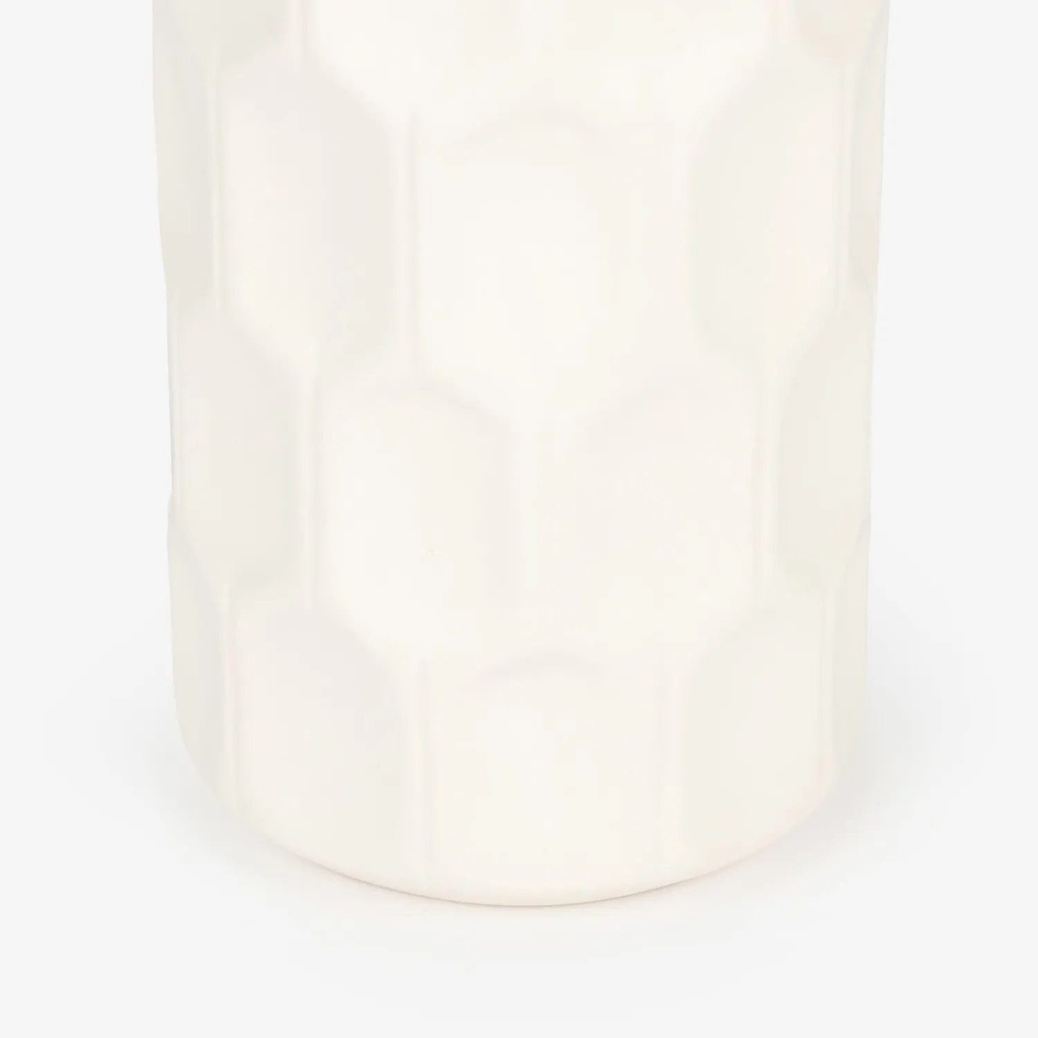 Casa Viva Jarrón de gres blanco Simón Ø9x31cm