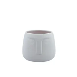 Casa Viva Macetero de cerámica blanco Ajanu Ø11cm Hot