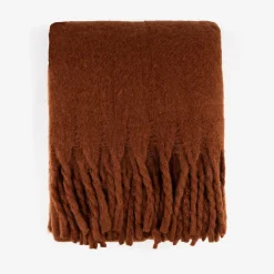 Casa Viva Manta efecto mohair burgundy 130x150cm Online