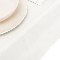 Casa Viva Mantel de algodón blanco Vainica 140x140cm Hot