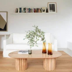 Casa Viva Mesa de centro de madera de acacia Mumbai 120x63x35cm Clau&Chloe Hot