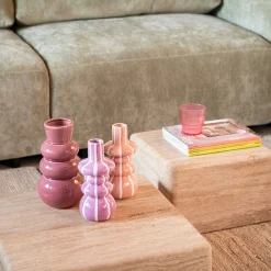 Casa Viva Mesa de centro de mármol Travertine 39x39x25cm Clau&Chloe Outlet