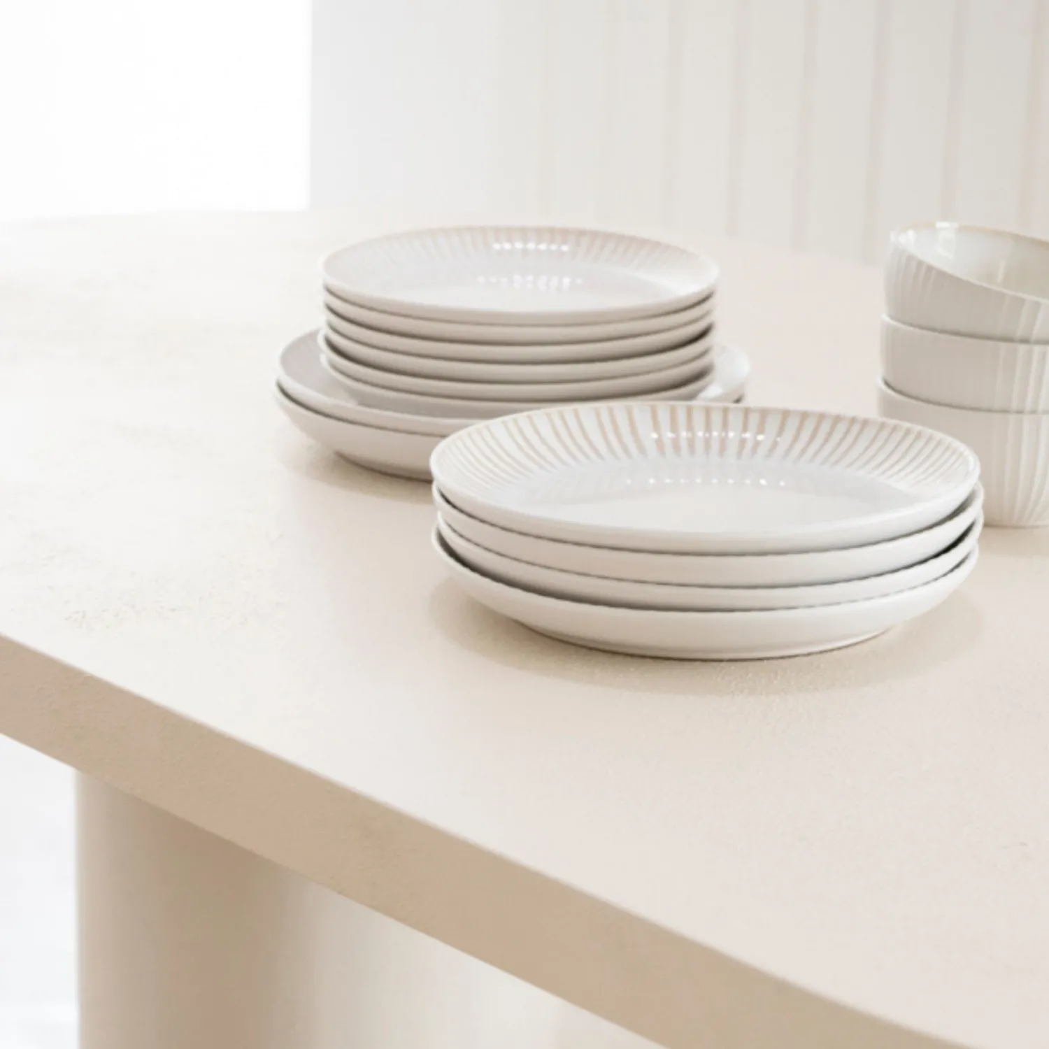 Casa Viva Mesa de comedor de microcemento Kurli 180x90x76cm Clau&Chloe Best