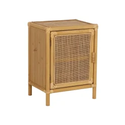 Casa Viva Mesa de noche de ratán Toscana 46x35x60cm