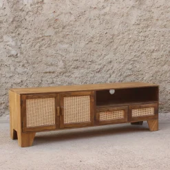 Casa Viva Mueble de televisión de madera de mango Merlín 175x45x57cm Clau&Chloe Sale