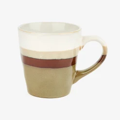 Casa Viva Mug de cerámica caqui Sotres 41cl Ø9,5x10,2cm Discount