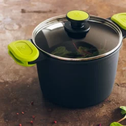 Casa Viva Olla con tapa de aluminio fundido antiadherente apta para inducción Foodie Ø20cm - BRA