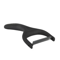 Casa Viva Pelador negro de acero inoxidable Soft Touch 15cm 3 Claveles Discount