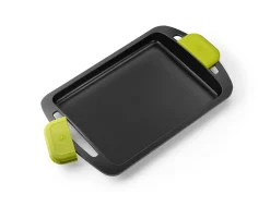 Casa Viva Plancha lisa de aluminio fundido antiadherente apta para inducción Foodie 40x28cm - BRA New