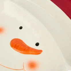 Casa Viva Plato de dolomita Snowman 30x23x3,5cm Clearance