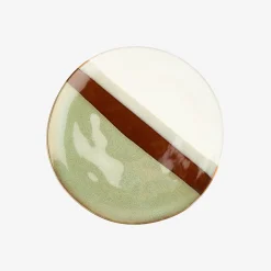 Casa Viva Plato de postre de cerámica caqui Sotres Ø21cm Hot