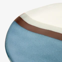 Casa Viva Plato de postre de cerámica azul Sotres Ø21cm Discount