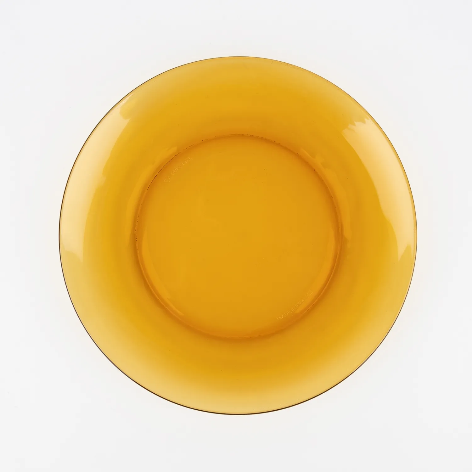 Casa Viva Plato de postre de vidrio opal Lys Ambar Duralex Picardie Ø19cm New