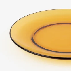 Casa Viva Plato de postre de vidrio opal Lys Ambar Duralex Picardie Ø19cm New