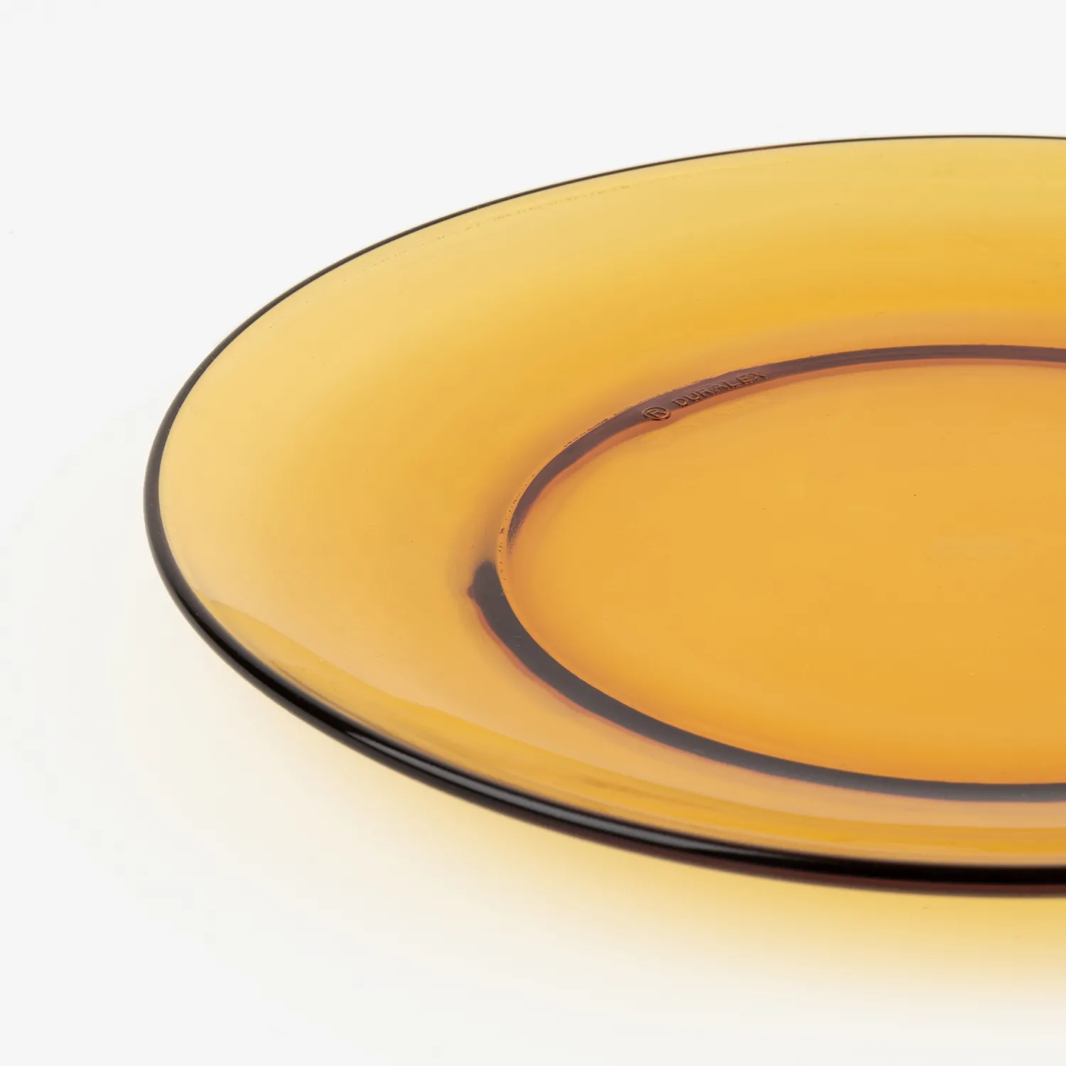 Casa Viva Plato de postre de vidrio opal Lys Ambar Duralex Picardie Ø19cm New