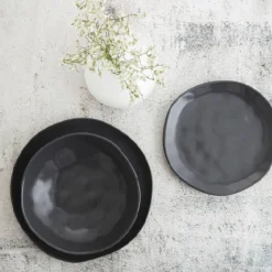 Casa Viva Plato hondo de cerámica negro Cosmos Ø22cm Hot