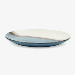 Casa Viva Plato llano de cerámica azul Sotres Ø27cm Online