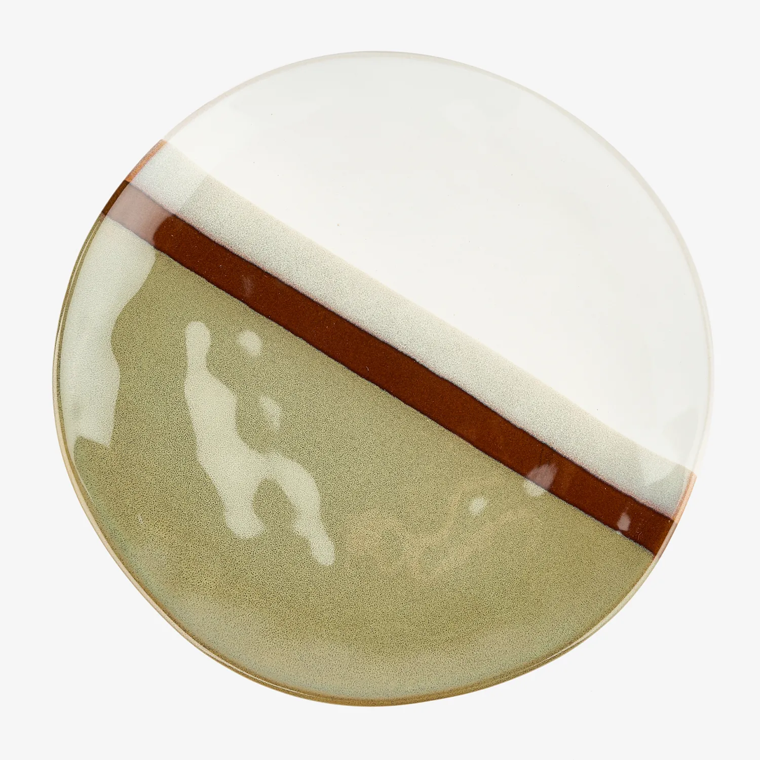 Casa Viva Plato llano de cerámica caqui Sotres Ø27cm Hot