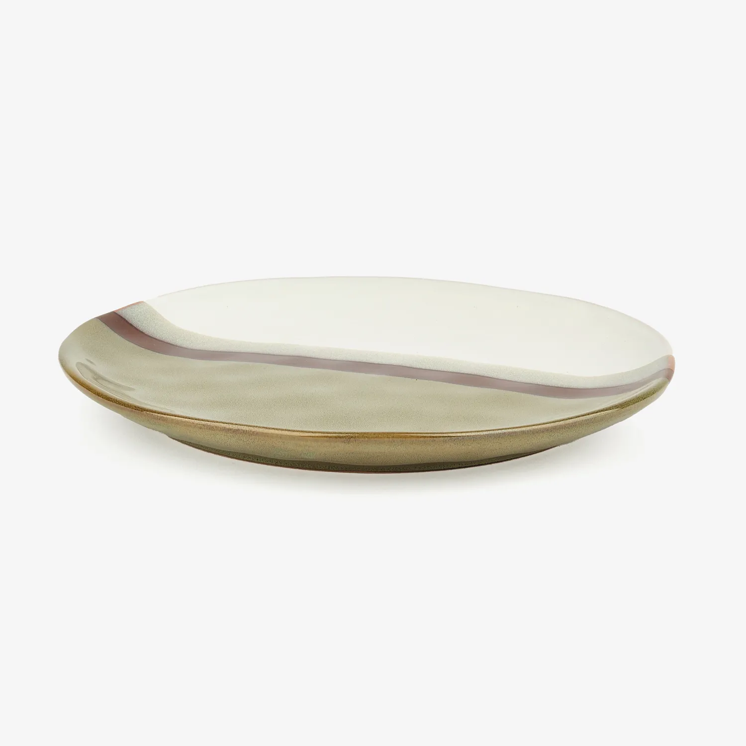 Casa Viva Plato llano de cerámica caqui Sotres Ø27cm Hot