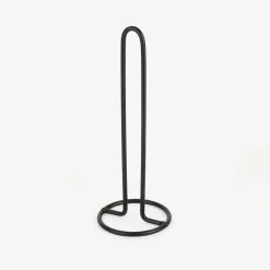 Casa Viva Portarollos de cocina de metal negro Ø13x33cm Sale