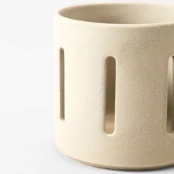 Casa Viva Portavelas de cerámica blanco 10cm Hot