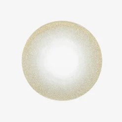 Casa Viva Portavelas de cristal dorado con purpurina Ø15cm Outlet