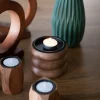 Casa Viva Portavelas de madera Belma 8cm Online