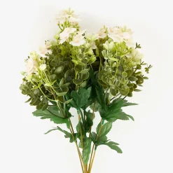 Casa Viva Ramo de flores pequeñas artificiales blanco 40cm Sale