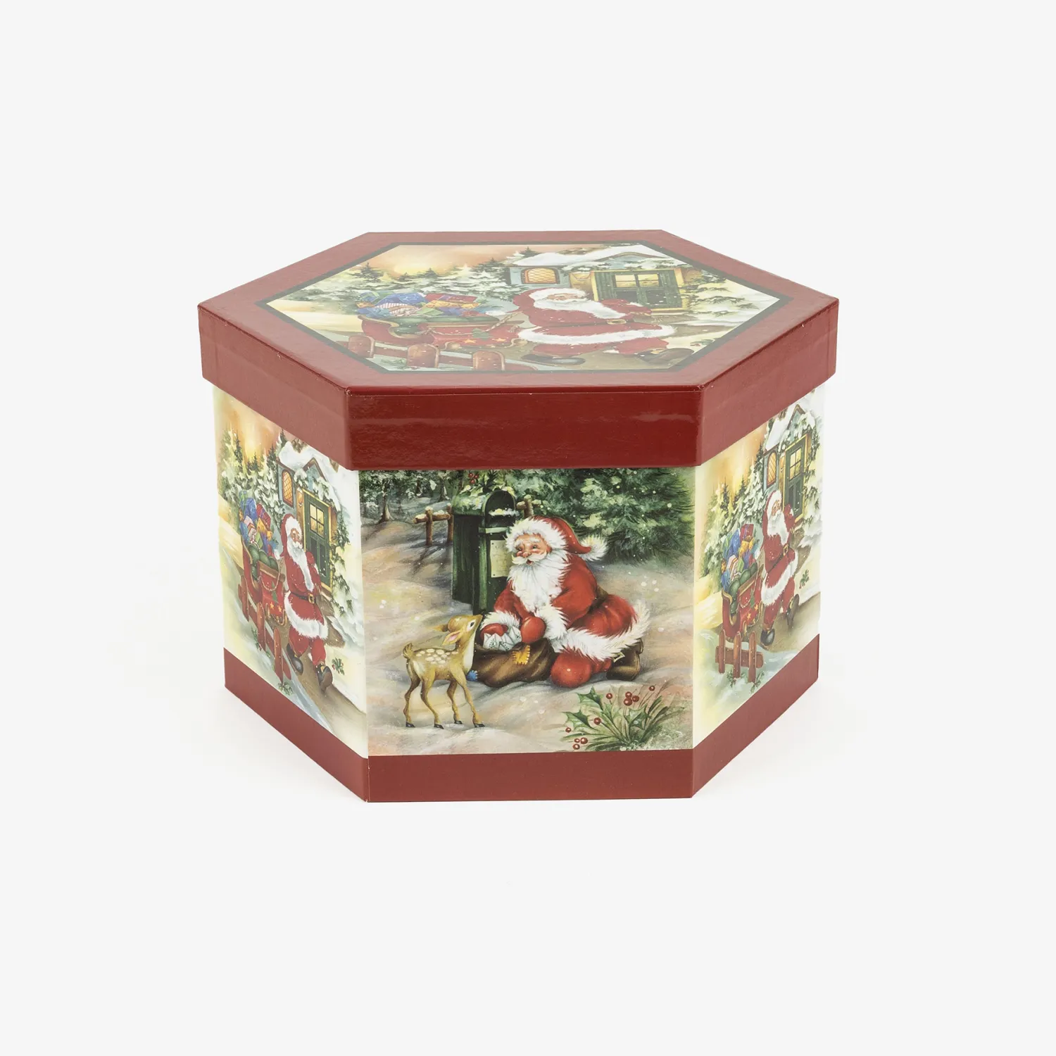Casa Viva Set de 14 bolas decorativas Santa Claus Ø7,5cm Best
